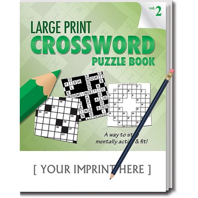 LARGE PRINT Crossword Puzzle Pack Set - Volume 2