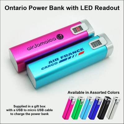 Ontario Power Bank 2000 mAh