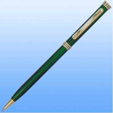 Slim Line Pen- Gold Accent-Green