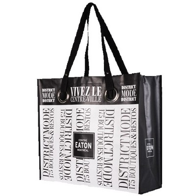 Heavy Duty Laminated Shopper Bag (16" x 18"x 7")