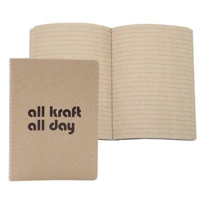 7" x 9" All Kraft Commuter Stitched Journal