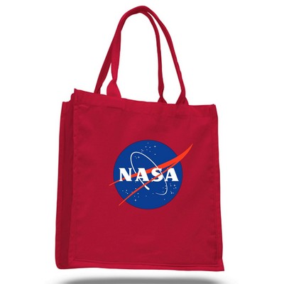 Red Fancy Shopper Bag--15x16x6--(Printed)