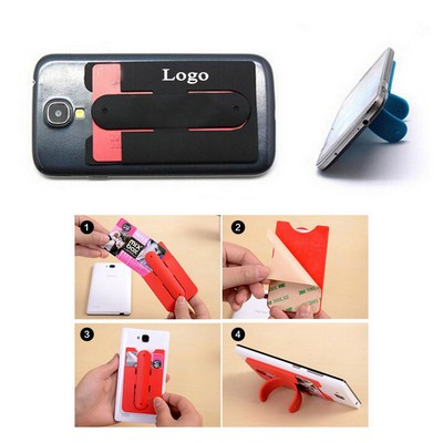 Silicone Slap Card Phone Holder