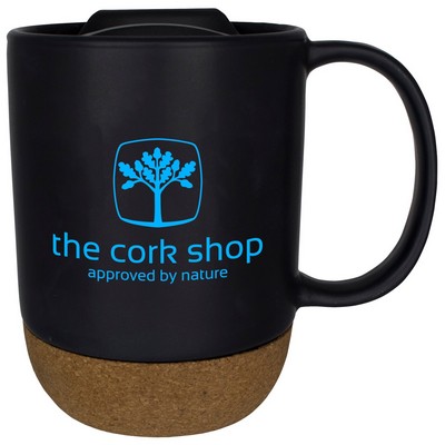 14 Oz Ceramic Cork Bottom Mug