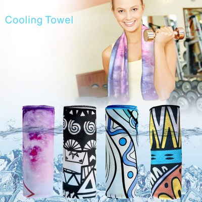 SCT07 Cooling Towels(40"x 12") Ice Towel Microfiber Towel