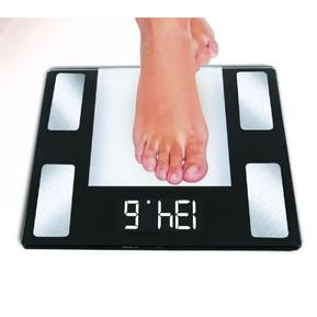 Vivitar® Clear Body Analysis Digital Bathroom Scale