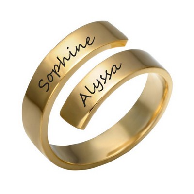 Stainless Steel Engraving Ring