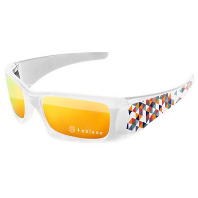 Wrap Mirror Sunglasses