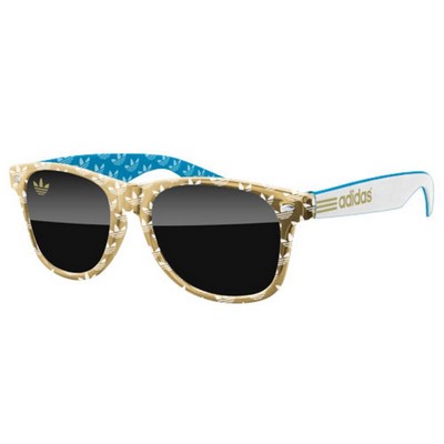 3-Tone Metallic Retro Sunglasses