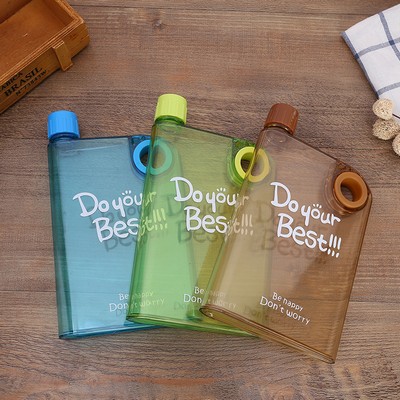 Translucent Notebook Shape Water Bottle