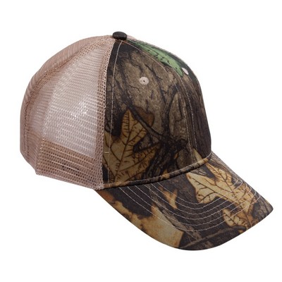 Crossbow Camo Mesh Trucker Hat (Blank)