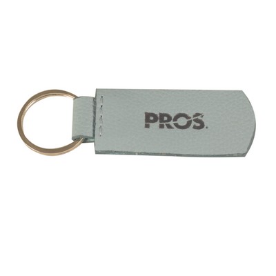 Floating Piece Leather Key Tag (2.76"x1.18")