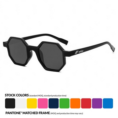 Hexagon Promotional Sunglasses