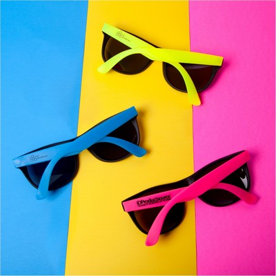 Color Pop Plastic Sunglasses (1 Color Imprint)