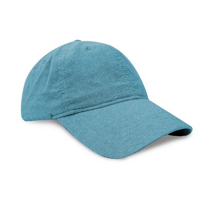 Unconstructed Garment Washed Pigment Dyed Solid Cap