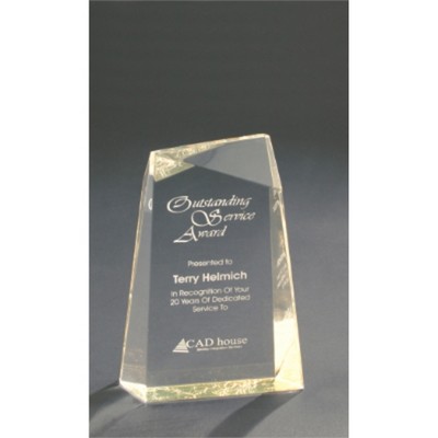 9" Facet Wedge Acrylic Award