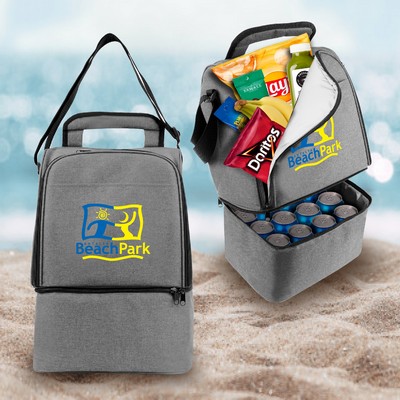 Nevis - Insulated 2-Compartment Cooler Bag