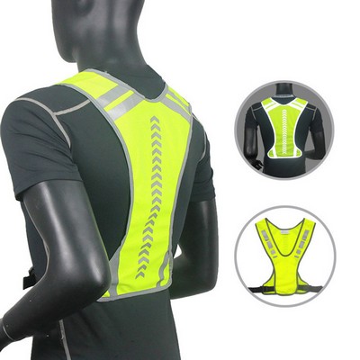 Reflective Running Vest Gear Night Cycling