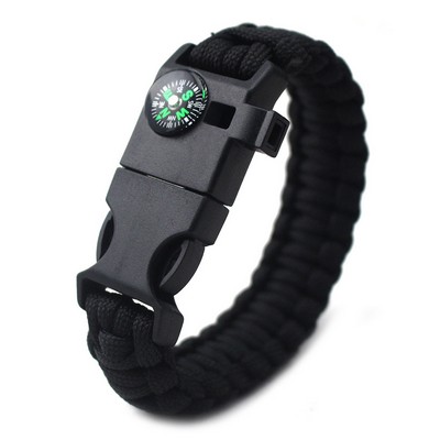 Compass Multiple Function Survival Bracelet