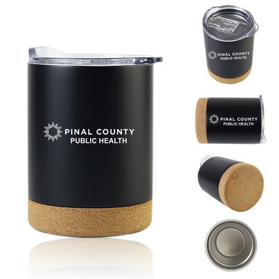 12Oz Stainless Steel Mug With Cork Bottom