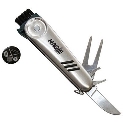 5 Function Stainless Steel Golf Multi-Tool