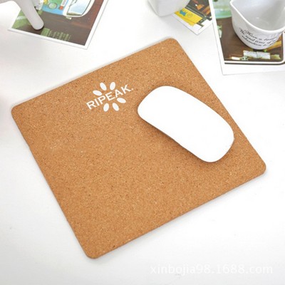 Dual Sides Non-slip Soft Cork Mouse Pad