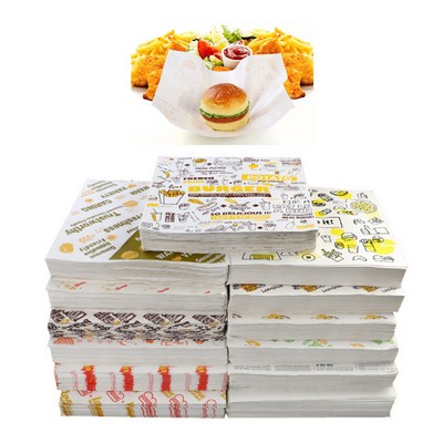 Deli Sandwich Burger Wrapping Paper