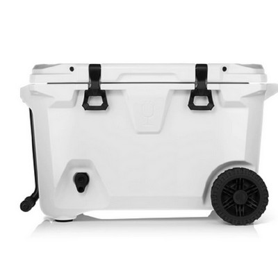 BruTank 55-Quart Rolling Cooler in White