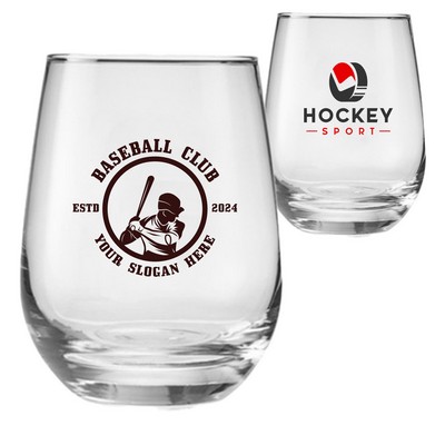 15.25 Oz. Libbey Stemless Glasses w/Custom Logo