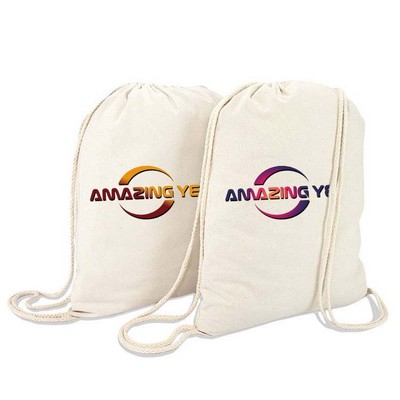 Canvas Serviceable Accept Drawstring Backpack