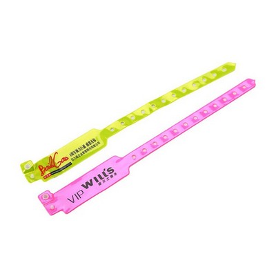 L-Shaped Vinyl PVC Wristbands