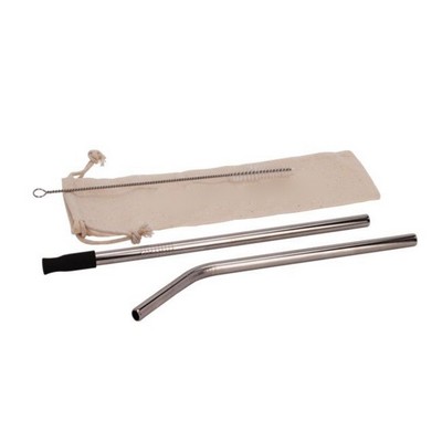 Eco-Friendly Stainless Steel Straw Set