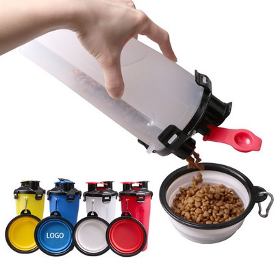 Portable Pet Food Water Container