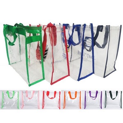 Lightweight Clear Open Tote BAGS