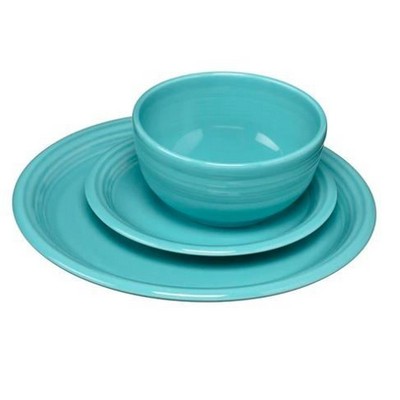 Fiesta 3 PC Turquoise Bistro Placesetting