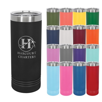 Polar Camel 22 oz. Skinny Tumbler with Slider Lid