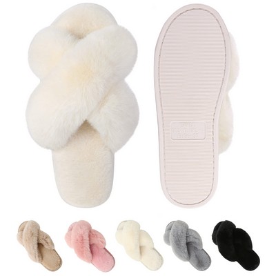 Cross Band Slippers