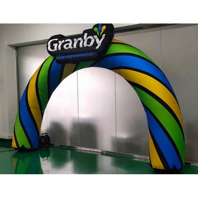 Inflatable Arch - Removable velcro banner - 20 ft