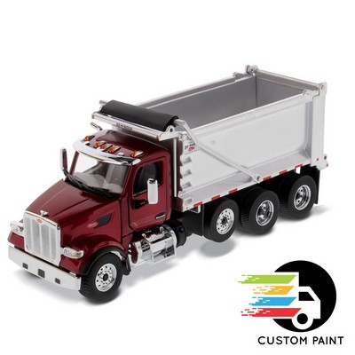 1:50 Peterbilt Model 567 Tandem + Pusher Axle - PACCAR Engine - Open Doors & Interior Ox Bodies