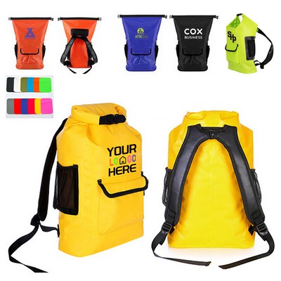 20L Roll Top Waterproof Dry Backpack