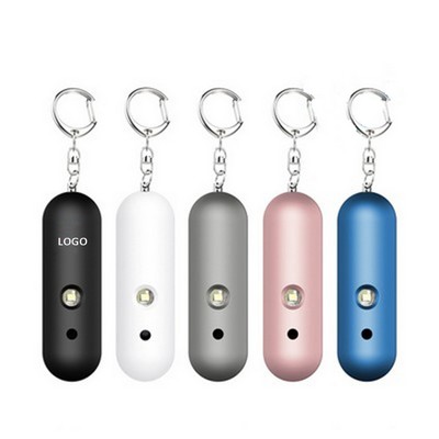 Waterproof Safety Alarm Keychain with Flashlight