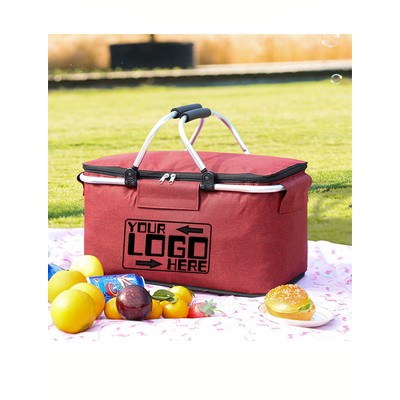 Outdoor Foldable Basket Cooler