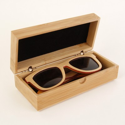 Bamboo Wood Sunglasses w/Case