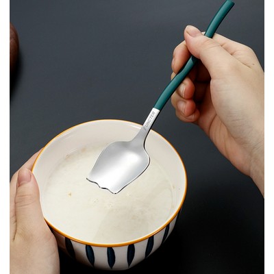 Tulip Shape Stainless Steel Coffee Spoon Mixing Spoon