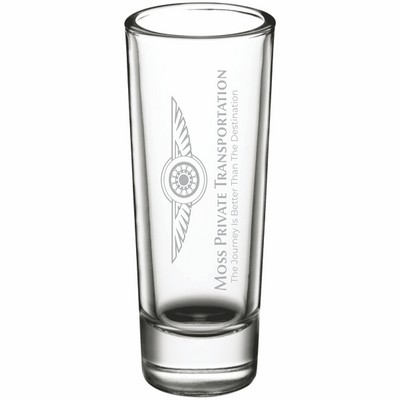 Deep Etched or Laser Engraved Acopa 2 oz. Shooter / Cordial Glass