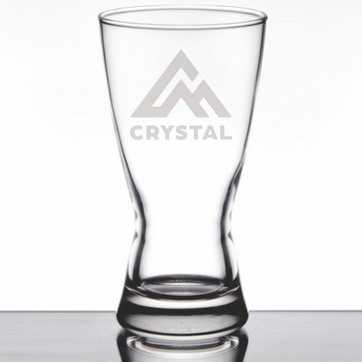 Deep Etched or Laser Engraved Libbey® 1181HT Hourglass 12 oz. Rim Tempered Pilsner Glass