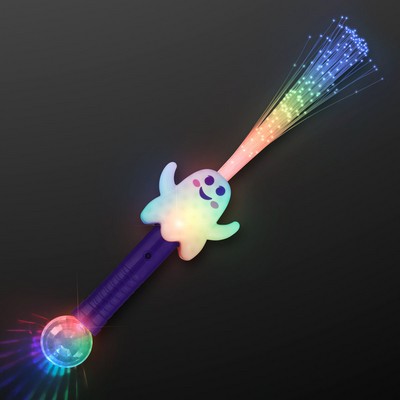 Light Up Ghost Wands, LED Fiber Optics - BLANK