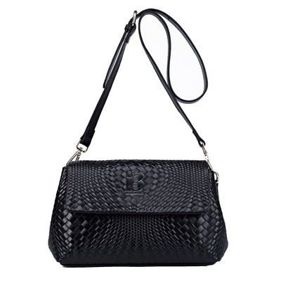 Black Genuine leather Cross-body bag for women