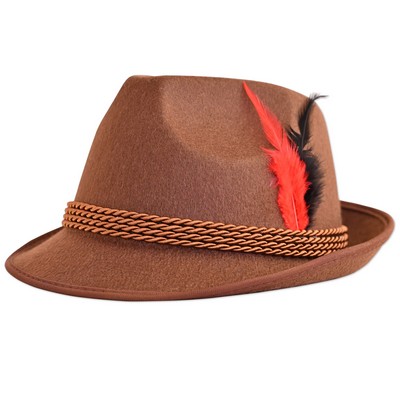 Brown Alpine Hat