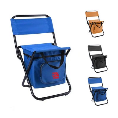 Folding Fishing Chair With Cooler Bag